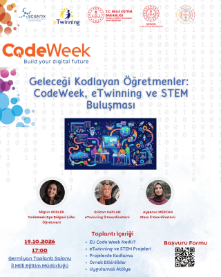 Kütahya Eğitimde Dijital Dönüşüm: Code Week, eTwinning ve STEM Öğretmen Buluşması